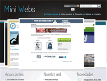 Tablet Screenshot of mini-webs.org
